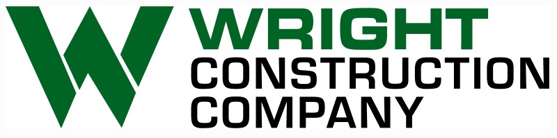 The logo for Wright Construction Company